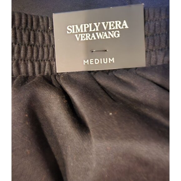 NEW Women's Simply Vera Vera Wang Wide Leg Black Pants. Size Medium - Picture 11 of 11